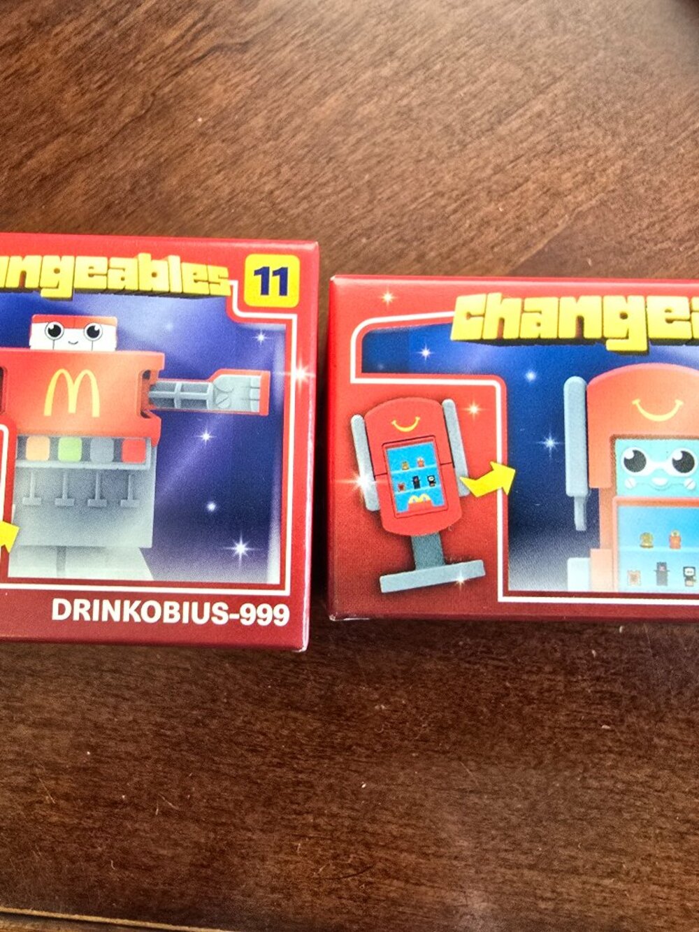 McDonalds Changeables Lot #11 Drinkobius 999 #16 Min Ee Transforming Toys NEW Se